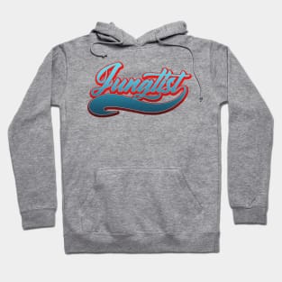 Team Junglist Tail Red and Blue Hoodie